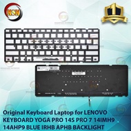 Laptop Keyboard for YOGA PRO 14S PRO 7 14IMH9 14AHP9 BLUE BACKLIGHT Original