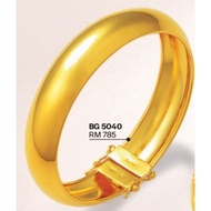 [BG5040] Zhulian Gelang tangan Donut Emas Saduran/ Gold Plated Bangle Jewellery