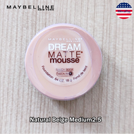 Maybelline® Dream Matte Mousse Foundation Makeup 18 g เมย์เบลลีน ดรีม แมท รองพื้นเนื้อมูส