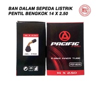 Promo - Ban Dalam Sepeda Listrik Selis Pacific 14 X 2.50 Pentil