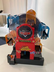 二手TOMICA CARS CARS3 汽車總動員摩天輪停車塔