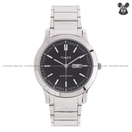 TIMEX TW2Y96200 Men's Analog Watch Chase Day Date Display Quartz 42mm SS Bracelet Black Dial *Origin