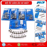 Salaya 304 Stainless Steel Seamless Screw Set High Quality Durable Anti-Rust Exciter 150, Ex135 Ex15