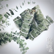 Xô Tái Sinh (Blue Sage mix Bạch Đàn) - Thanh Tẩy Cá Nhân Hồi Phục Tinh Thần - Thảo Mộc Xông Nhà