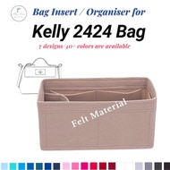 Bag Lover | Felt Bag Insert For Kelly 2424 Bag Organiser Inner Bag Insert Organizer Prevent Mess and