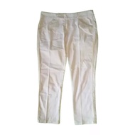 Armani Exchange Double Zipper Pocket White Chino Long Pants Celana Panjang Original Second Merch Jap
