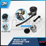 RPD Brake Fluid Reservoir Tank Universal Smoked Black Brake Fluid Tank