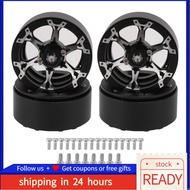 Newla RC Beadlock Wheel Rims Reusable 1.9in Beadlock Wheel Rim Hub