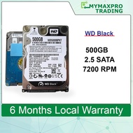 【Ready Stock】Western Digital WD Black 500GB 2.5 SATA 7200RPM WD5000LPLX-08