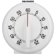 ONLYGOODS Mechanical Timer, Round Shape Long Ring Kitchen Timer, Kitchen Tools Portable Wind Up Loud