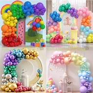 Colorful Rainbow Happy Birthday Arch Balloon Arch Decoration Package Part 9