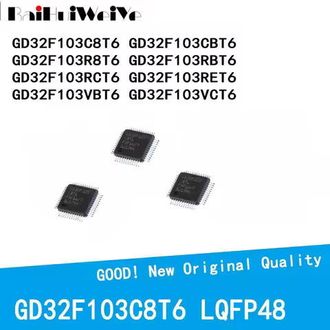1PCS GD32F103C8T6 GD32F103CBT6 GD32F103R8T6 GD32F103RBT6 GD32F103RCT6 GD32F103RET6 GD32F103VBT6 GD32