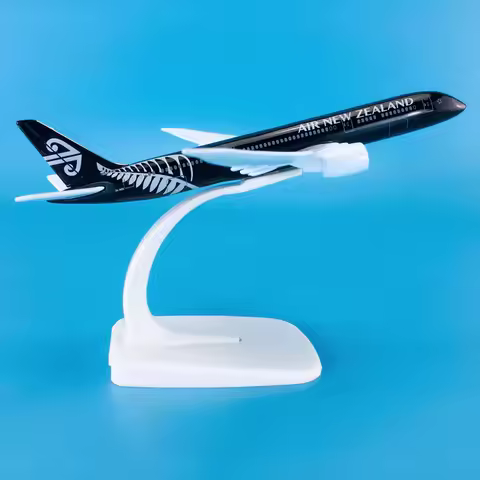 Baza Hot Sale Zinc Ally Material 1:400 16cm Airplane Aircrafts Boeing B787-9 Air New Zealand Plane M