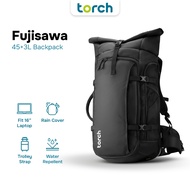 TORCH Fujisawa Beg Galas Bag Laptop Lelaki Perempuan 45+3 L - Travel Backpack with Rain Cover