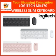 (Original) Logitech MK470 Wireless Slim Combo Keyboard Mouse Graphite Off White 1 Year Logitech SG S