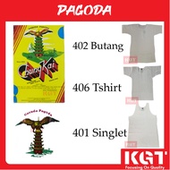 401 SINGLET PAGODA 402 TSHIRT BUTANG PAGODA 406 TSHIRT PAGODA 100% ORIGINAL PAGODA GARUDA PAGODA COT