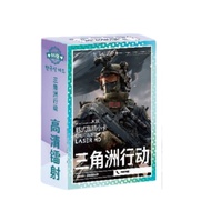 55pcs Mobile Game Delta Force Wuthering Waves Laser Holographic Lomo Cards Kai Silva Roy Smee Rover 