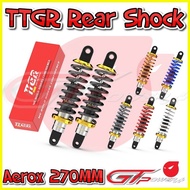 ✼ ◊ ◈ ️Ready Stock️TTGR Rear Shock Aerox 270MM SET（2PCS）Exclusive For aerox / Nouvo