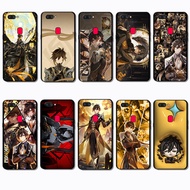 for OPPO A11K A12E 1A2 A12S A15 A15S A16K A16 A16S A37 VS13 Zhongli Slim Black Border TPU Soft Case 