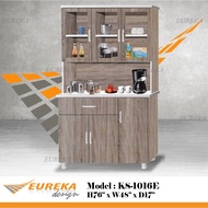 EUREKA 6.3x4ft Kitchen Cabinet Tiles Dish Rack Wood KS1016E / Almari Dapur (Deliver & Installation K