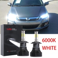 For Honda Insight 2nd Gen, 2011 to 2014(Car Headlamp HeadLight Bulb) -1 Pair WHITE 12-32V 6000K LED 