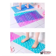 Foot Bath Anti-Slip Mat Shower PVC Cartoon Toilet Bath Mat Non Slip Foot Shape Shower Room Bath Mat