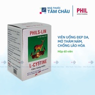 L-cystine Phils Lin - Beautiful Skin Pills, Skin Care, Freckles, Anti-Aging, Hair Loss - Mind Chau