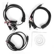 8 in 1 Programming Cable for Motorola PUXING BANFENG UV-5R Yaesu Wouxun Hyt Kenwood Radio Car Radio