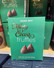 💛 Trader Joe‘s Minty Flavored Cocoa Truffles 薄荷可可松露巧克力