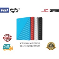 WESTERN DIGITAL MY PASSPORT 1TB USB 3.0 2.5" PORTABLE HARD DRIVE