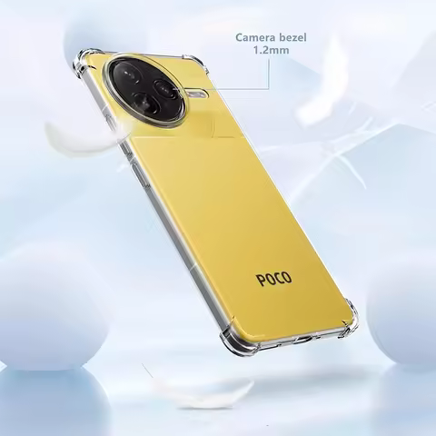 Shockproof Clear Silicone Soft Ultra Thin Case For Xiaomi POCO F7 Pro Ultra Clear Back Cover For POC