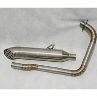 /royal exhaust/enfield 500 royal/enfield 350 vance Hines stainless on ready pnp