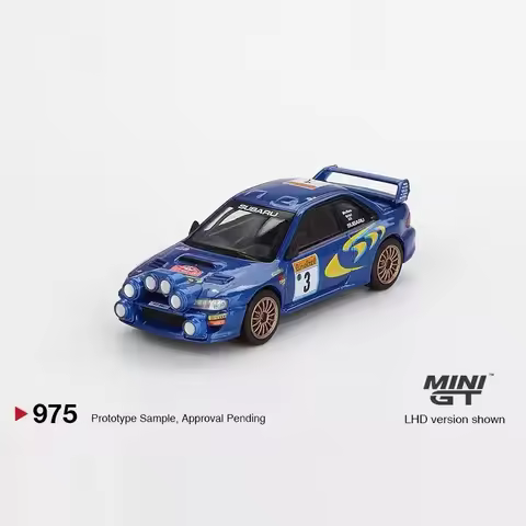 Minigt 1:64 Impreza Wrc98 Monte-Carlo Alloy Car Model 975