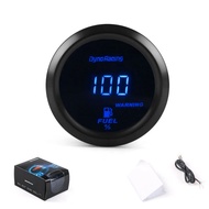 Dynoracing Universal 2" 52mm Fuel Level Gauge Digital Percent Display Car 0-100% Fuel Gauge Meter 8-