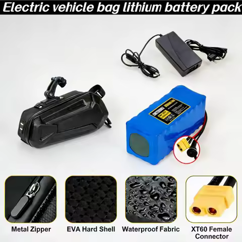 52V 48V 36V Battery Pack 10Ah 12Ah 14Ah 16Ah Lithium Ion Waterproof Li Ion Batteries for 250W-500W M