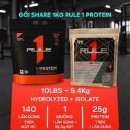 [Free Shaker] Nutritional Protein Supplement Rule 1 Isolate/Hydrolysate Pack of 2LBS (900g) to try