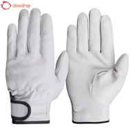 DEWDROP​ Work Gloves, Welding Safety Wear-resistant Gloves, Utility Flex Grip Leather Protection Sec