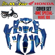 ♤HONDA WAVE 100 WAVE100 COVERSET COVER SET BODY CAVER KAVER BODY SET COMPLETE SILVER GREY BLUE RED B