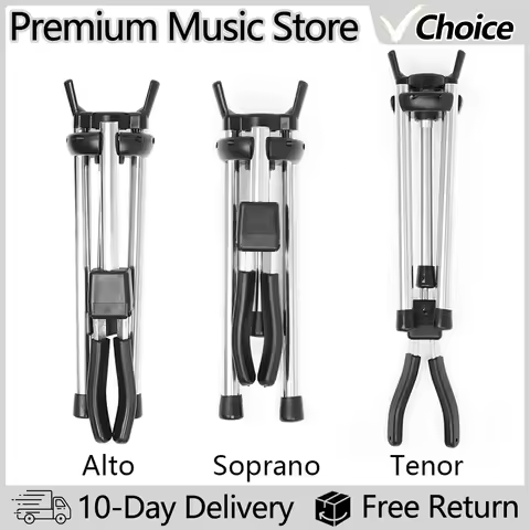 SLADE Foldable Portable Alto Tenor Soprano Saxophone Stand Sax Tripod Holder Bracket Saxophone Woodw