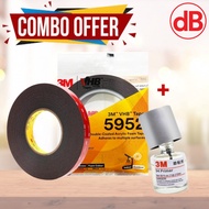 3M Double Tape 5952 (12mm) + Primer 94 (10ml) Combo Offer ! - 3M Tape