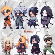 Naruto Hatake Kakashi Uchiha Itachi Uchiha Sasuke New Cute Creative Anime Acrylic Keychain Fashion P