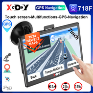 XGODY 718F 2024 ใหม่ล่าสุดเอเชียตะวันออกเฉียงใต้แผนที่ 7 นิ้วรถบรรทุกรถ GPS นำทาง 256M + 8G GPS Navigator พร้อม Shade หน้าจอสัมผัส SAT NAV วิทยุ FM Spot จัดส่งฟรี