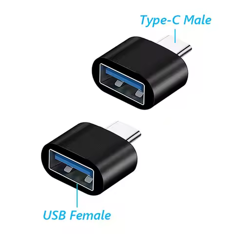 OTG USB To Type C Fast Data Transfer Adapter Type-C Male to USB Female Converter OTG Type C to USB C