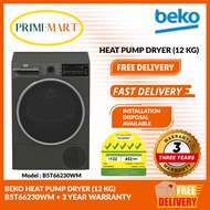 BEKO HEAT PUMP DRYER (12 KG) B5T66230WM + 3 YEAR WARRANTY + FAST DELIVERY