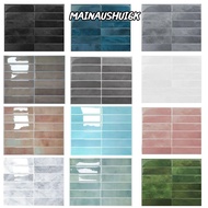 MAINAUSHUI6K Wallpaper, Moisture-proof Waterproof Self Adhesive Tile Wall Stickers, Toilet Stickers 