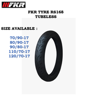 TAYAR FKR RS168 70/90-17 80/90-17 90/80-17 110/70-17 & 120/70-17 TUBELESS