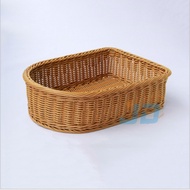 XZ022 Imitation Rattan Shoe Basket Hotel Room Basket Imitation Rattan Woven Basket Hotel Supplies Ba