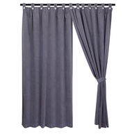 Eurotex Blackout Curtain Block 100% Sunlight 3 Ways Hanging Options (1 Piece) TJ369