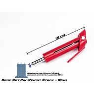 DROPSET Drop Set Pin Weight Stack Cable Machine Lat Pulldown Row Dropsetters GYM - 10mm