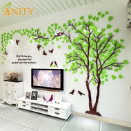 ANITY Stiker Dinding 3D Seni Dinding Pohon, Dapat Dilepas Vinil Decal